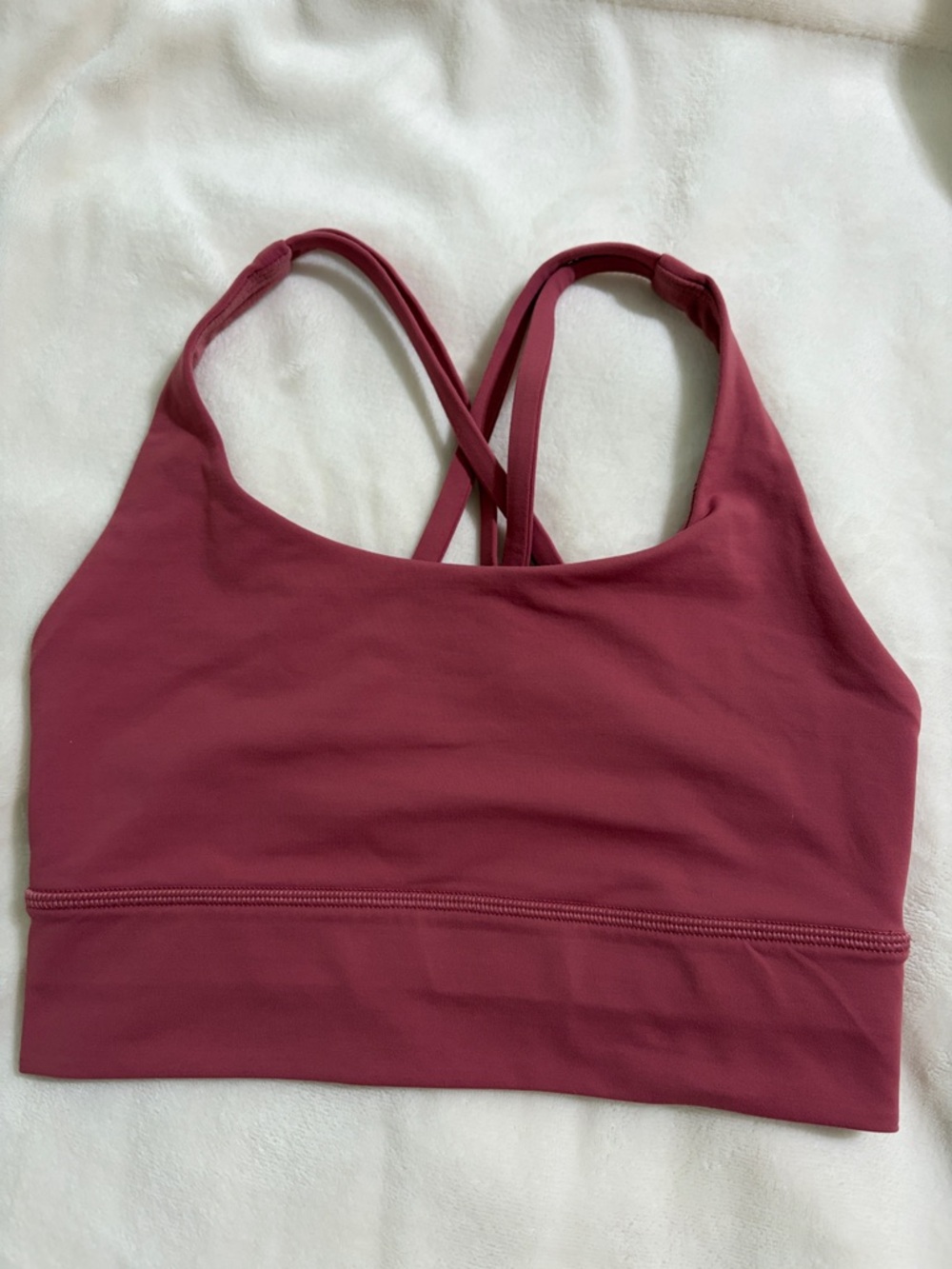 Lululemon Women’s Strappy Sports Bra - Deep Berry